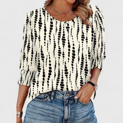 Solara Elegant Smocked Top