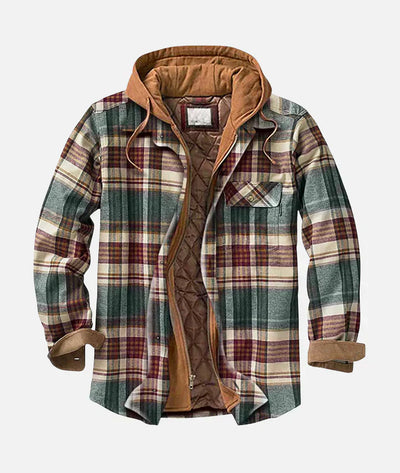 Venuesa Patchwork vest with check pattern