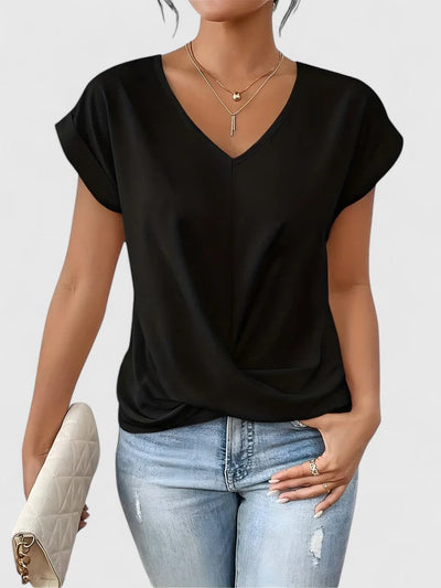 Mahrianne Comfortable V-Neck Top