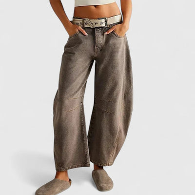 Rain Comfortable Wide-Leg Pants