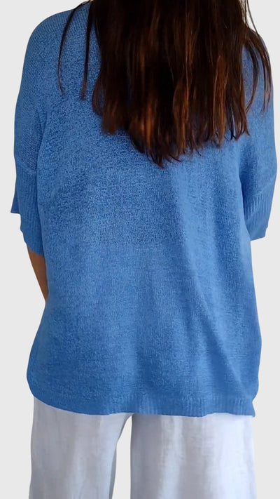 Cassandra Elegant V-Neck Top