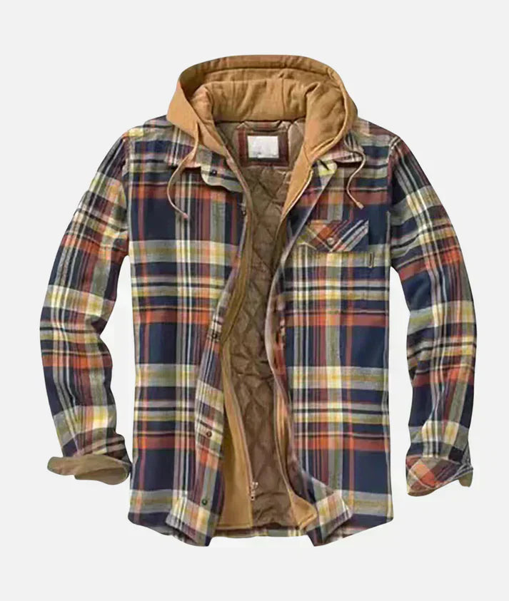 Venuesa Patchwork vest with check pattern