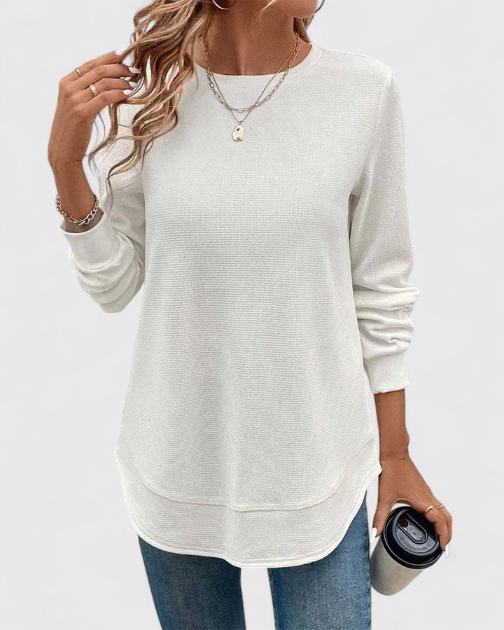 Nadyalyn Elegant O-Neck Long Sleeve
