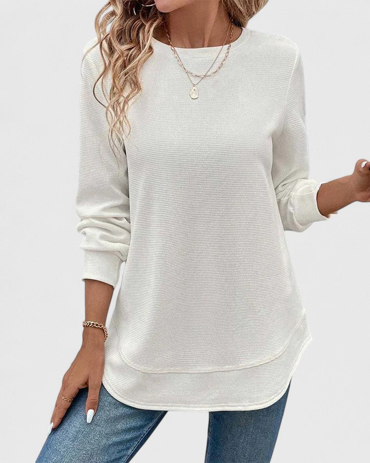 Nadyalyn Elegant O-Neck Long Sleeve