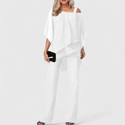Serenity Elegant Two-Piece Pant Set