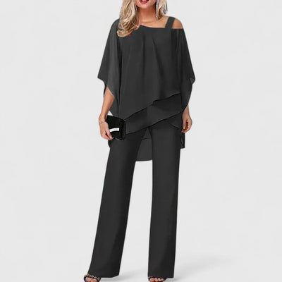 Serenity Elegant Two-Piece Pant Set