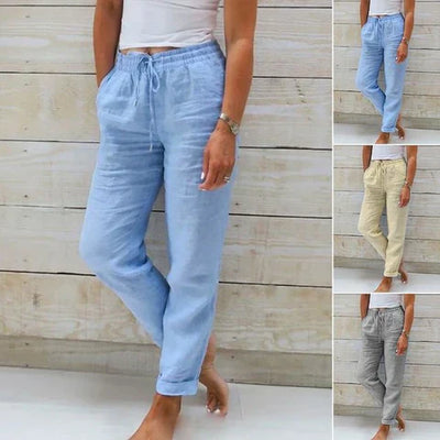 Venuesa Sophie - Linen Blend Stretch Pants