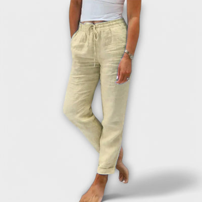 Venuesa Sophie - Linen Blend Stretch Pants