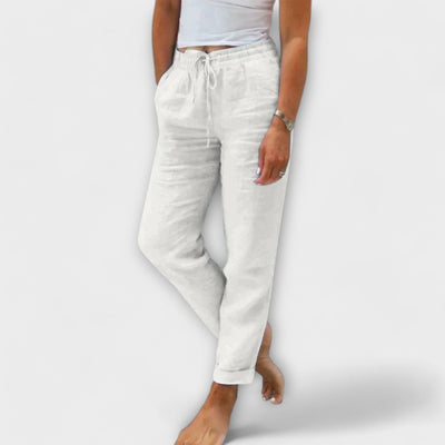 Venuesa Sophie - Linen Blend Stretch Pants
