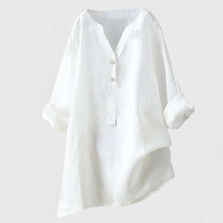 Larienne Elegant Button-Front Shirt