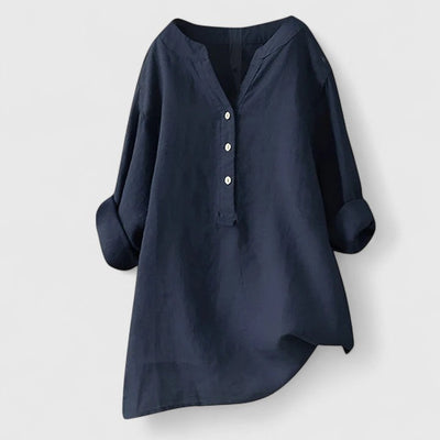 Larienne Elegant Button-Front Shirt