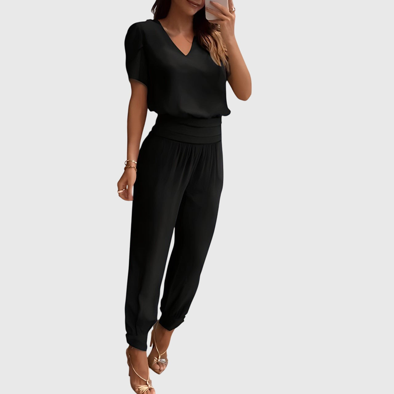 Jennifer Stylish Blouse and Pants Set
