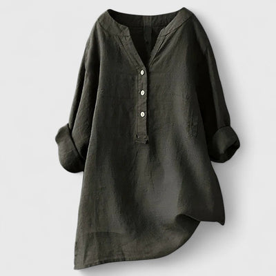 Larienne Elegant Button-Front Shirt