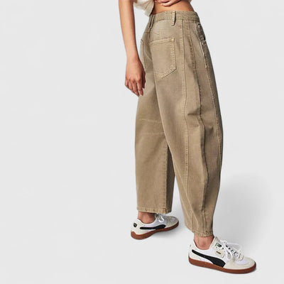 Rain Comfortable Wide-Leg Pants