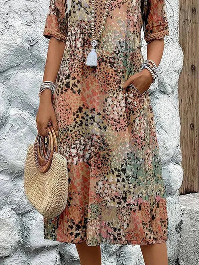 Venuesa Vibrant Mid Length Dress