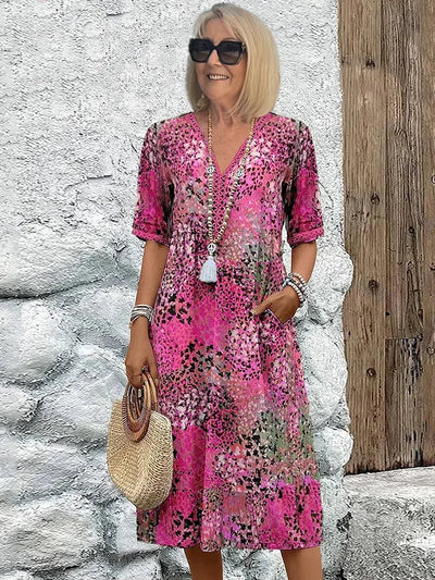 Venuesa Vibrant Mid Length Dress