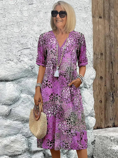 Venuesa Vibrant Mid Length Dress