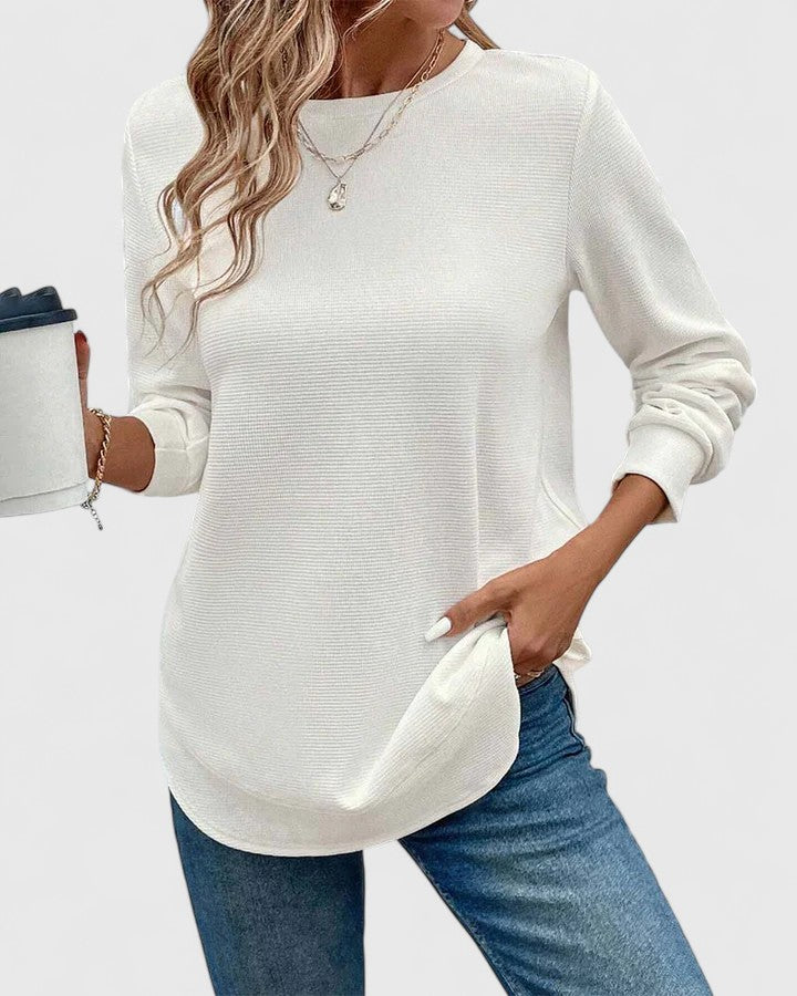 Nadyalyn Elegant O-Neck Long Sleeve